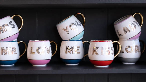 His and Hers gift Mug Set Bombay Duck