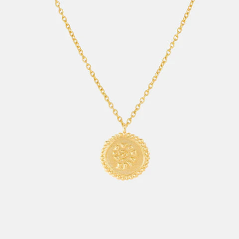 1 & 8 Gold Gaia Necklace