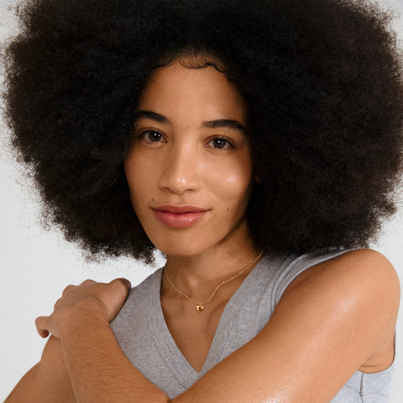 Pilgrim Alaia Necklace Gold-plated on model