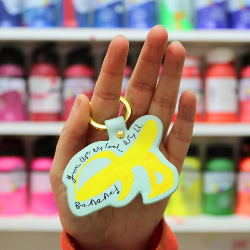 Arthouse Cool As A Banana Keyring on hand