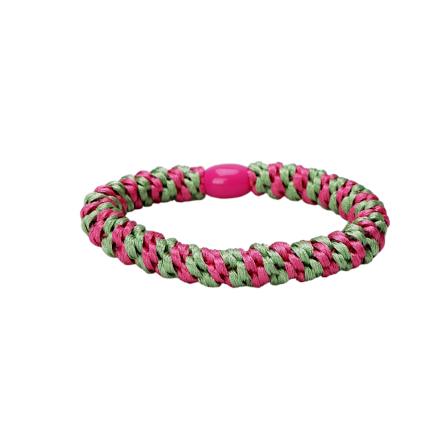 kally hair band pink green