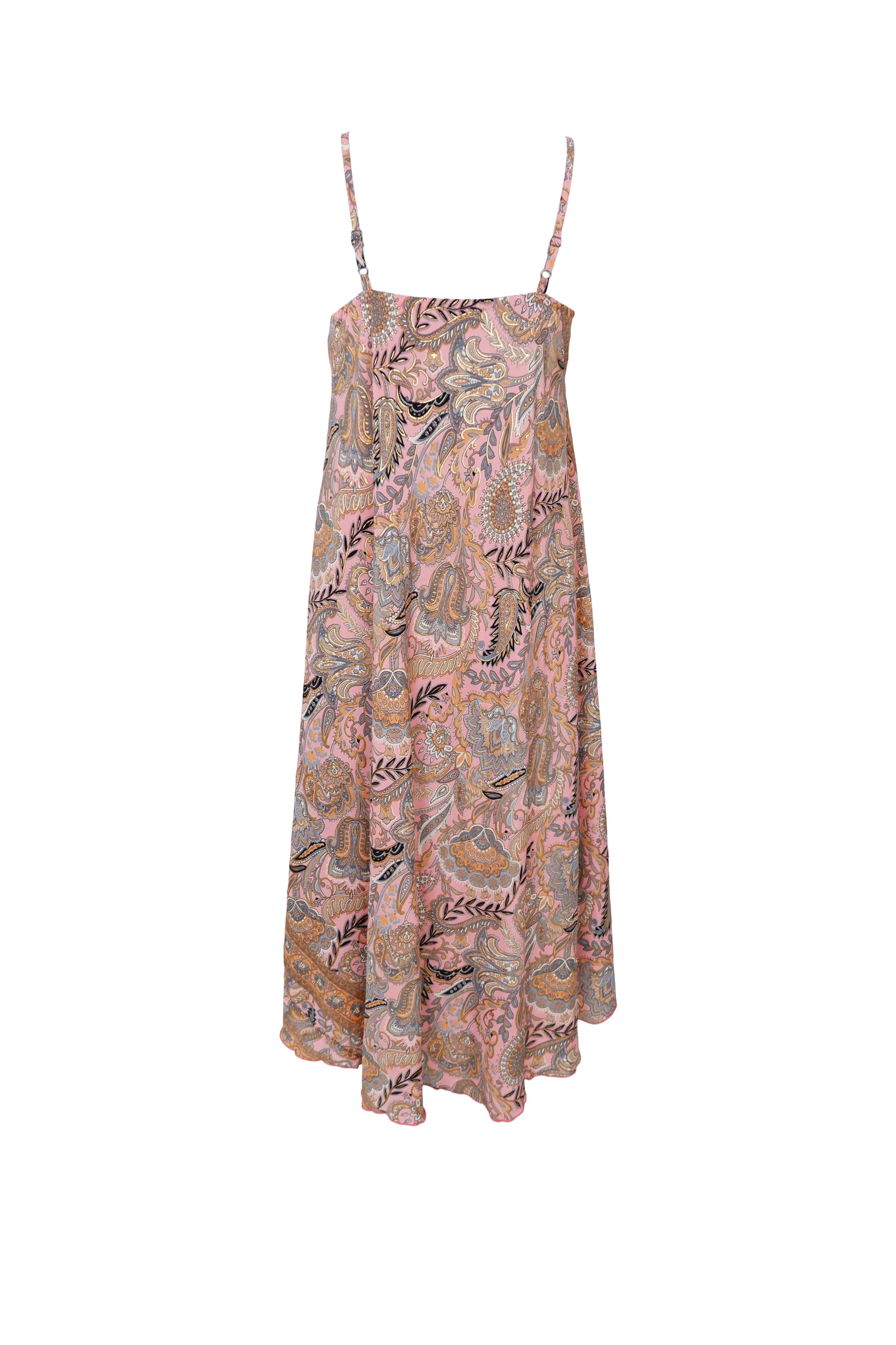 Floral patterned dress on a white background