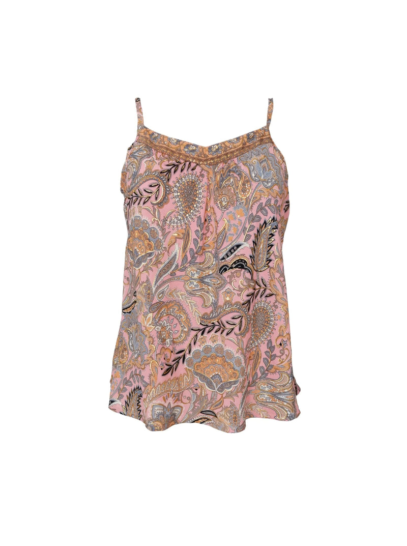 Patterned top on a white background