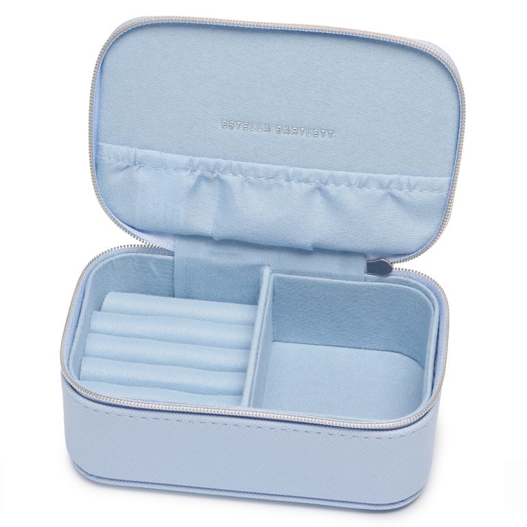 MINI TRAVEL JEWELLERY BOX IN BLUE