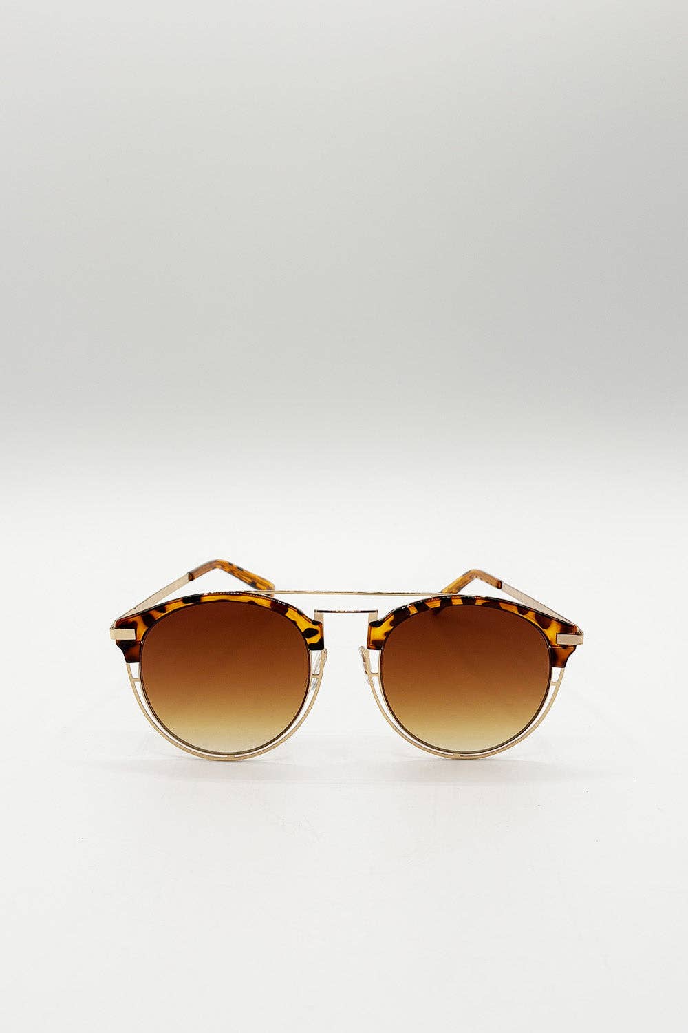 Brown Tortoiseshell Sunglasses with Brown Revo Lenses