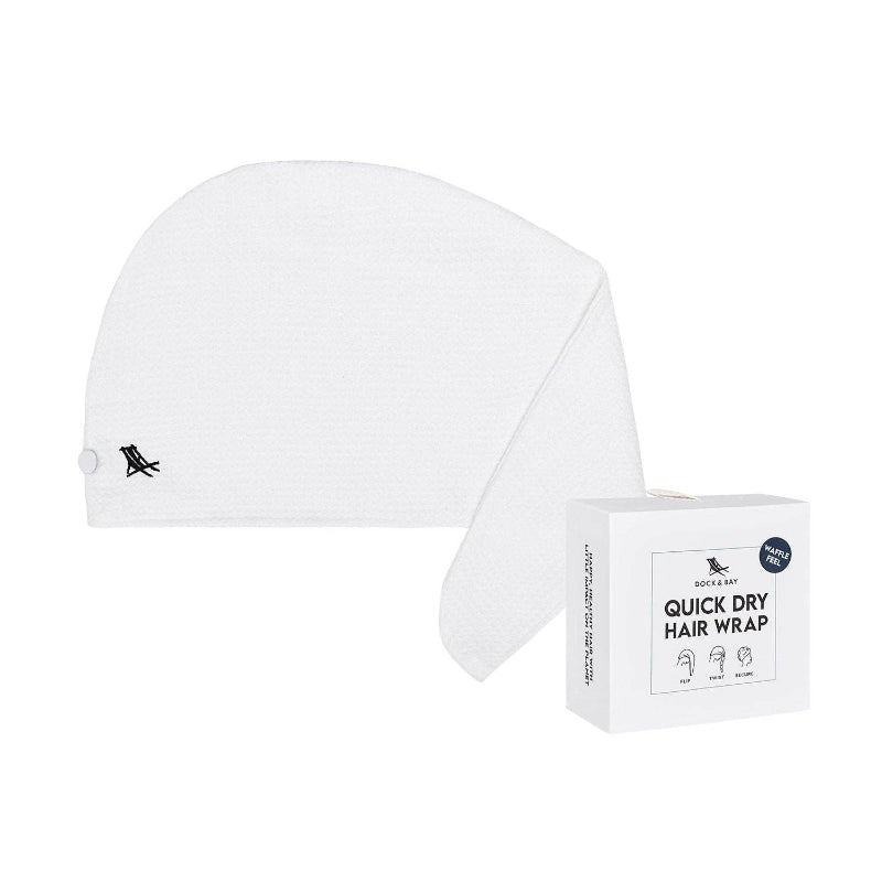 Dock & Bay Hair Wraps - Crystal White