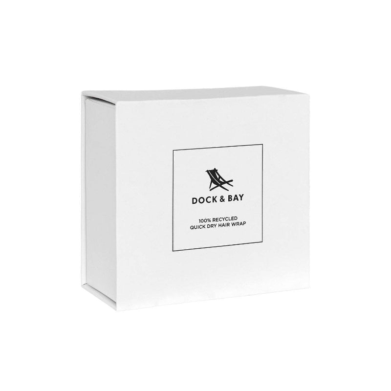 Dock & Bay Hair Wraps - Crystal White box