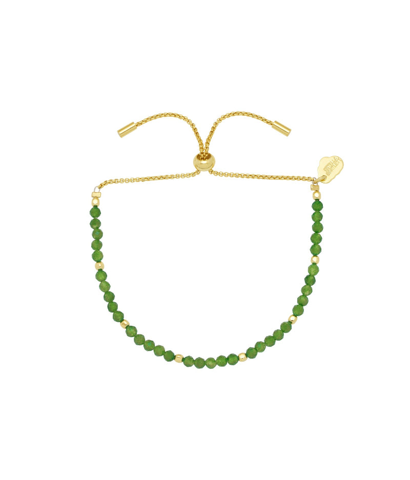 Estella Bartlett Amelia Bracelet Green Agate