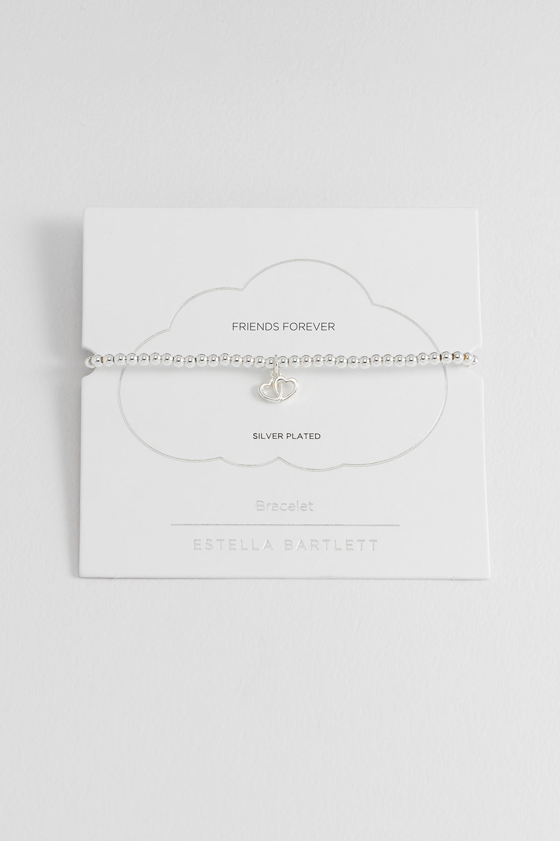 Estella Bartlett Friends Forever Heart Bracelet on card