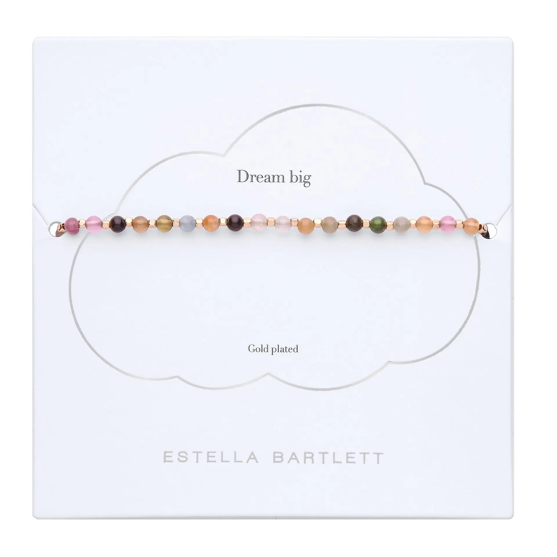 Estella Bartlett Gemstone Amelia Bracelet Tourmaline on card