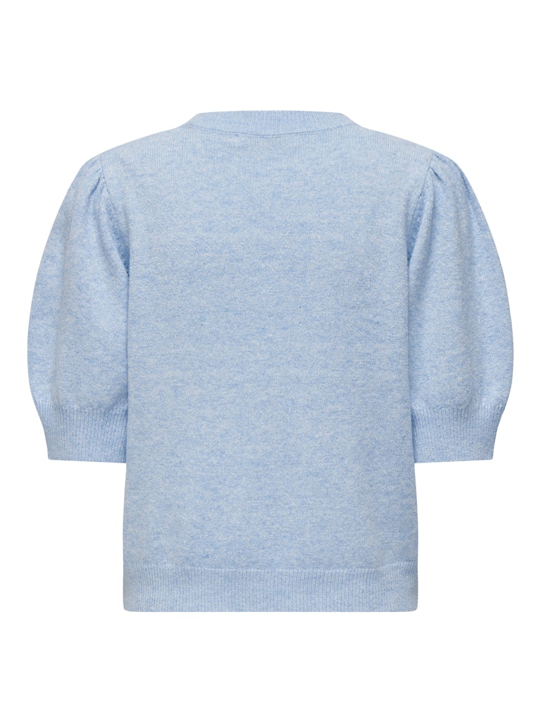 Light blue sweater on a white background