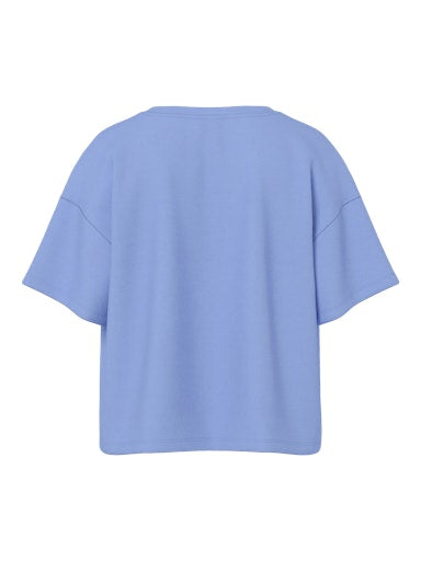 Light blue top on a white background