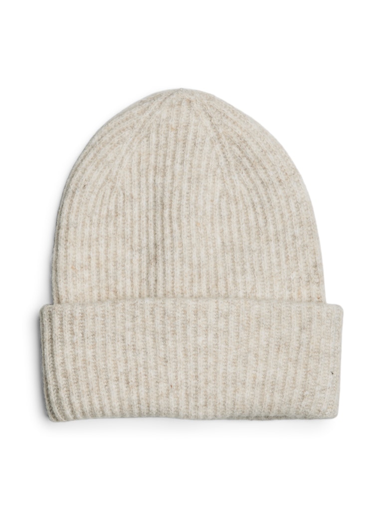 Pieces Moella Beanie Grey/Whitecap