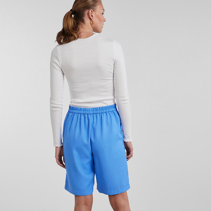 Pieces Tally shorts for women blue marina
