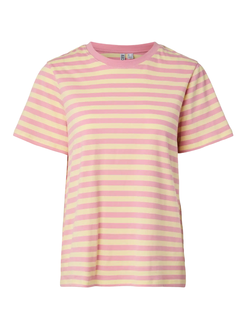 Pieces Ria Tee Multi-coloured Stripes