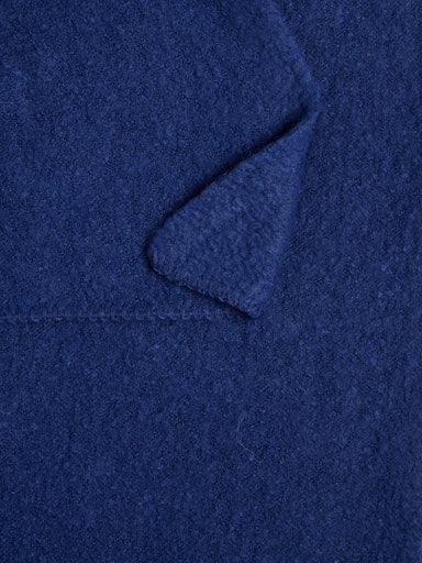 Close-up of a blue fabric texture