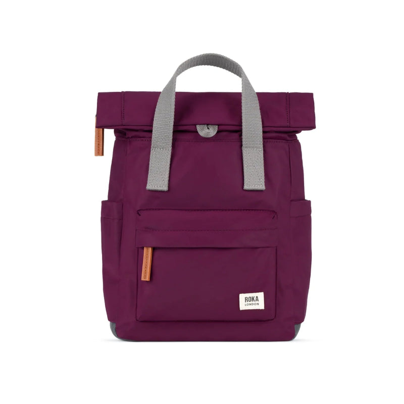 ROKA CANFIELD B_SMALL NYLON ROYAL BURGUNDY FRONT