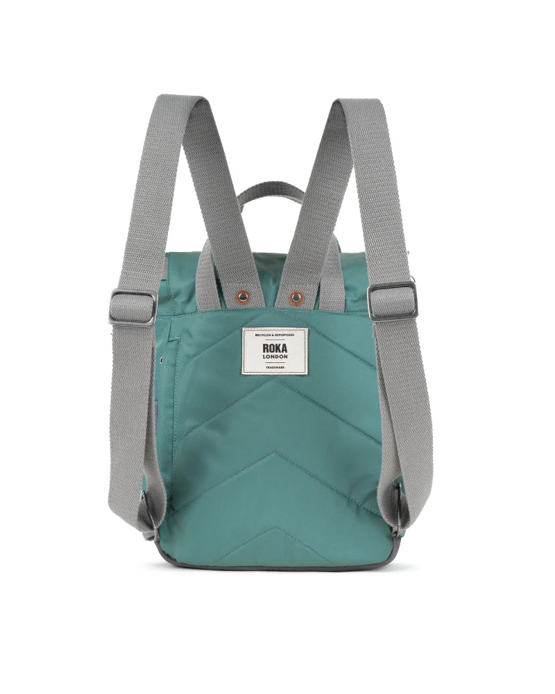 Roka Backpack Canfield Sustainable Small Sage back