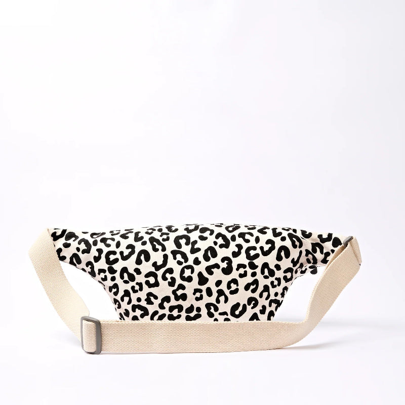 Roka Mill HIll Crossbody Bag Leopard Printon a white background