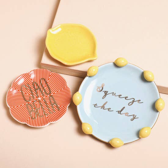 Squeeze the Day 3D Lemon Nesting Trinket Trays