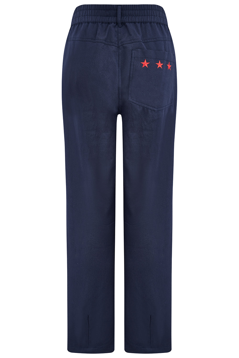 Sugarhill Rowan Trousers - Navy, Triple Star BACK