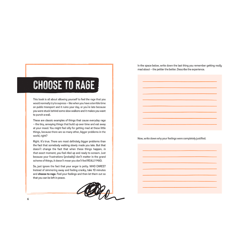 THE RAGE JOURNAL - CHOOSE RAGE