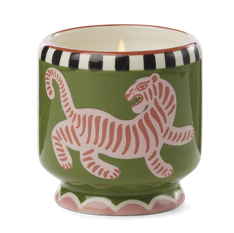 Adopo Tiger Ceramic Candle -