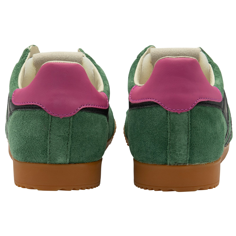 womens Gola Elan in green and pink