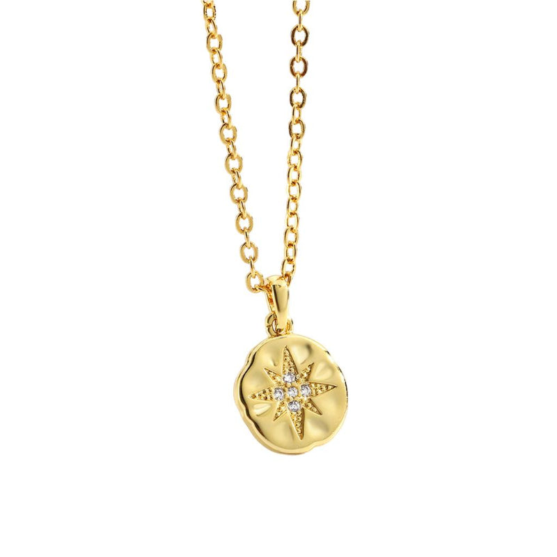 Star Imprint Necklace in Gold
