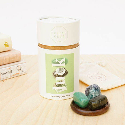 Calm Club healing stones for luck