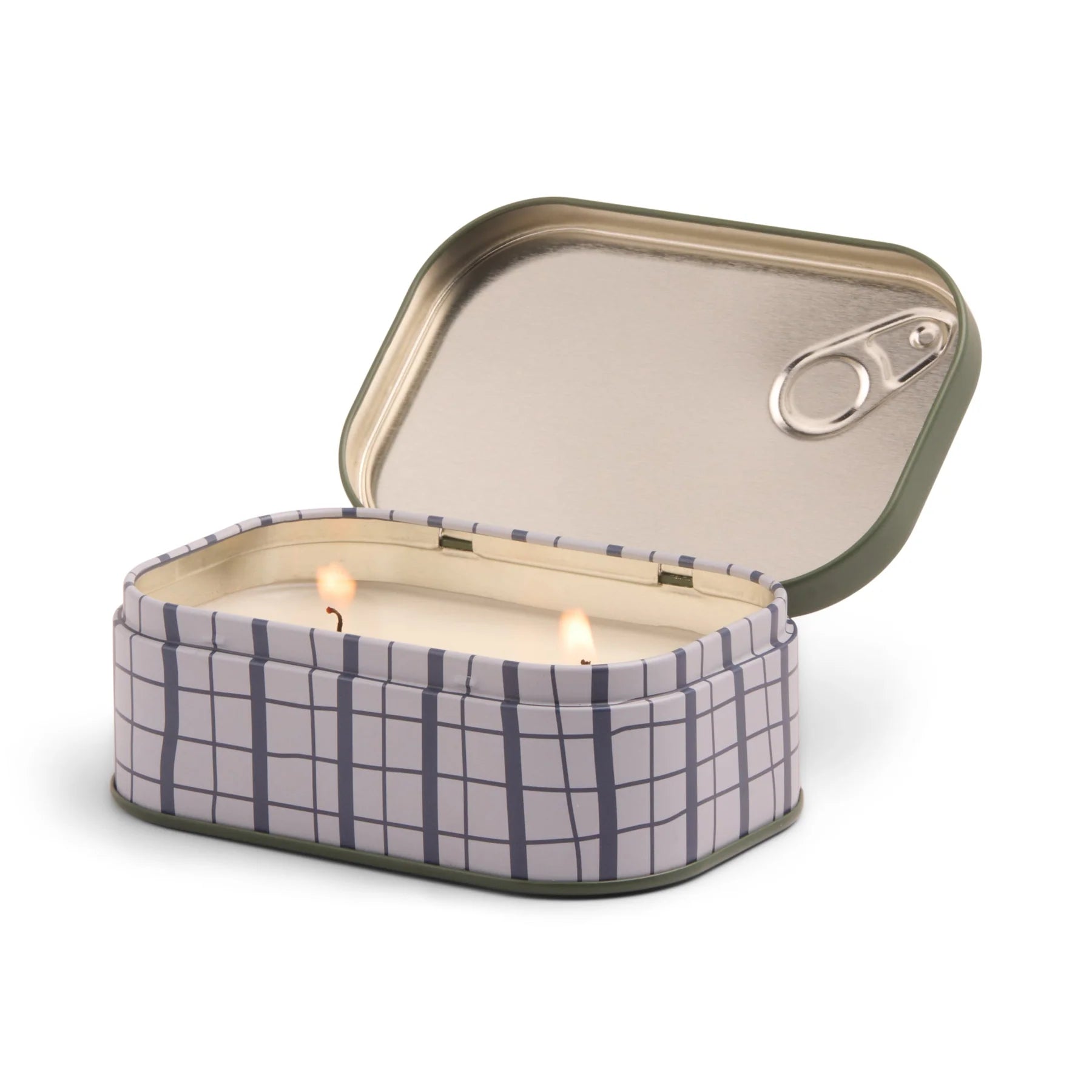 Fig & Olive Bistro Candle Tin open