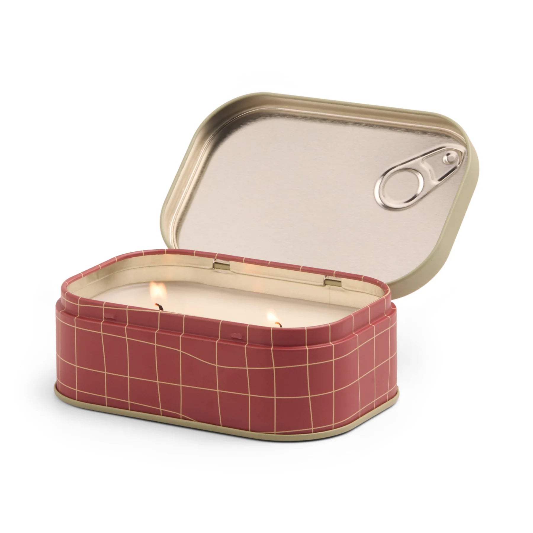 Heirloom Tomato Bistro Candle Tin open