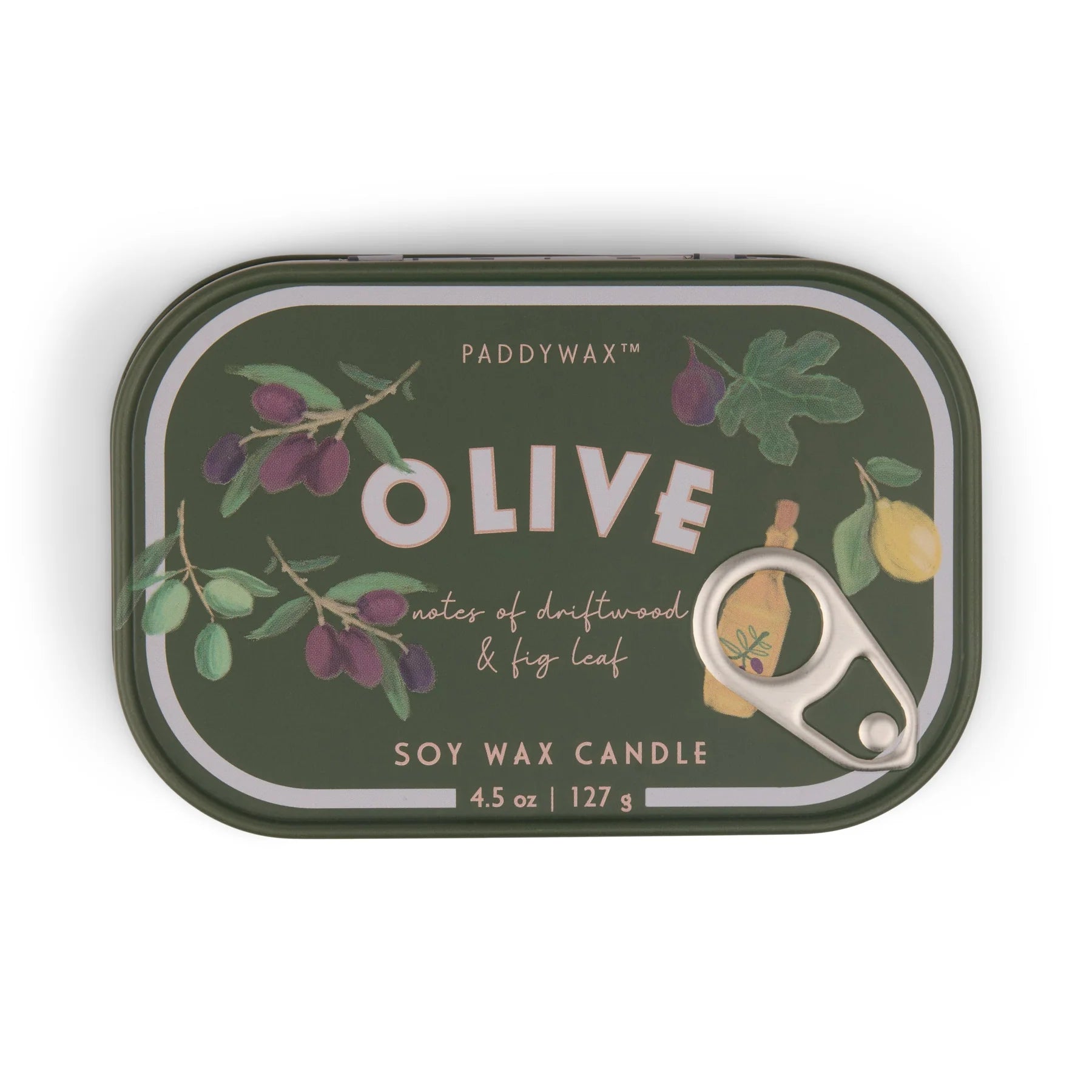 Fig & Olive Bistro Candle Tin top