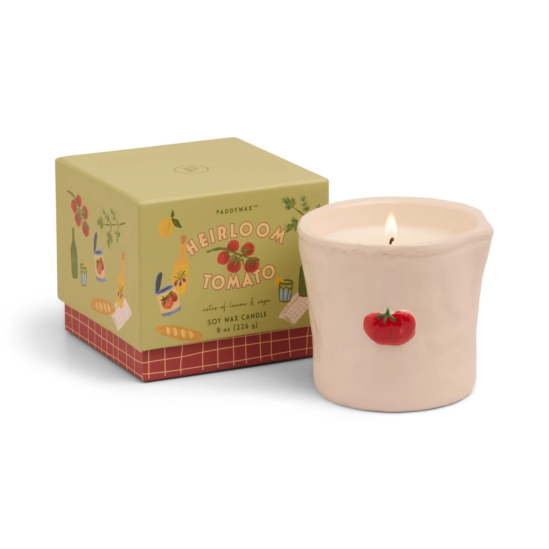 Bistro Heirloom Tomato Scented Candle boxed