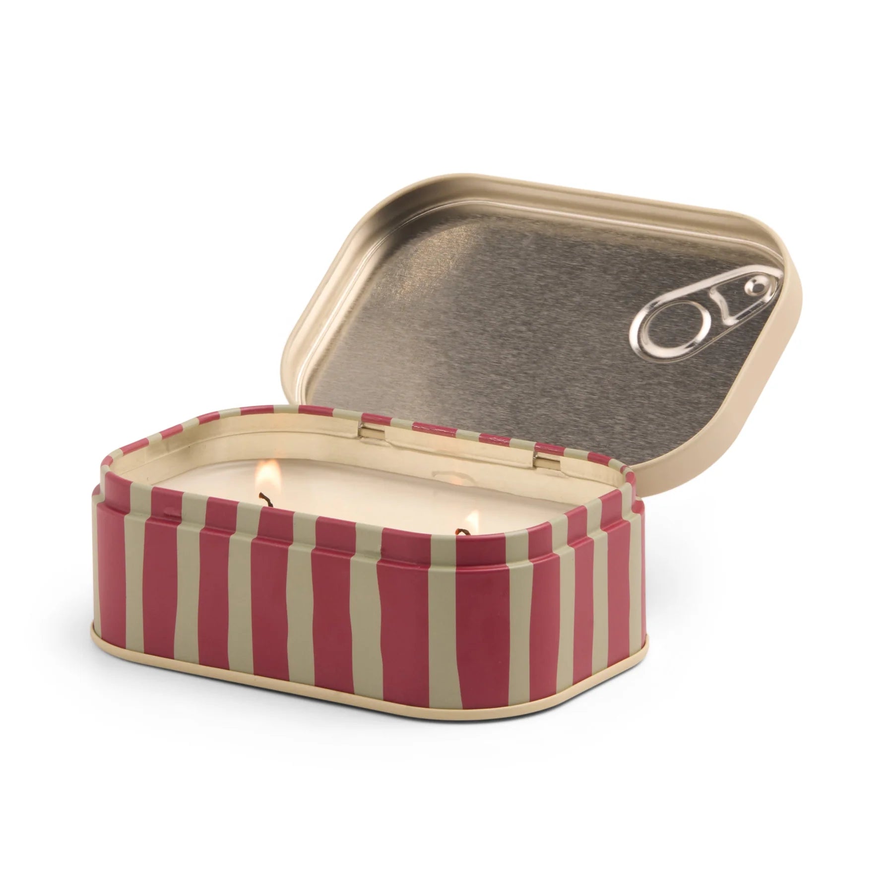 Meyer Lemon Bistro Candle Tin open