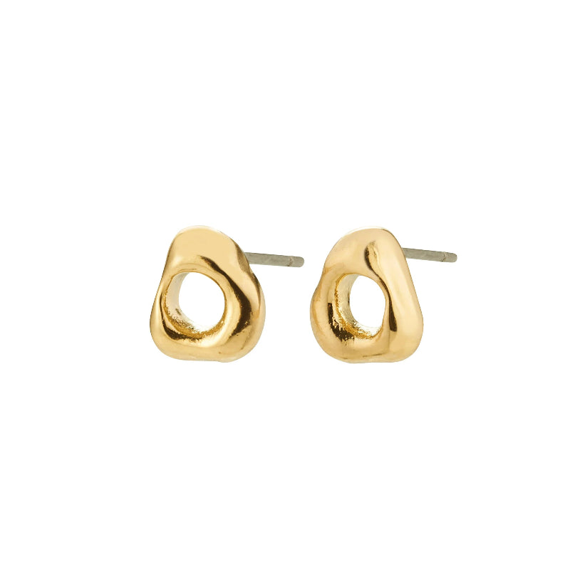 Pilgrim Free Earrings Gold-plated Small