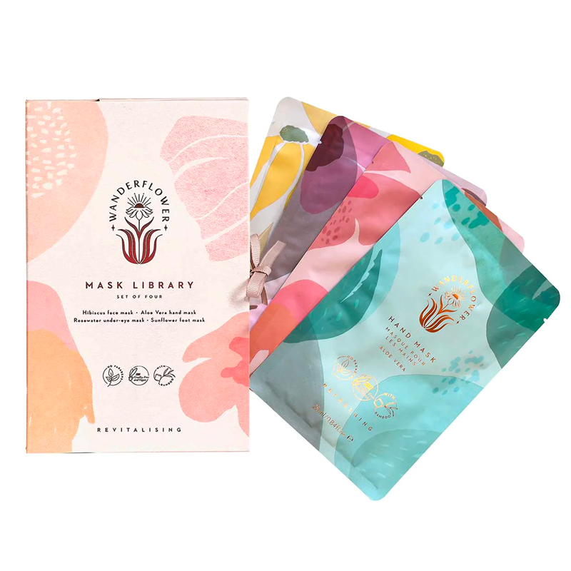 wanderflower sheet face mask gift set