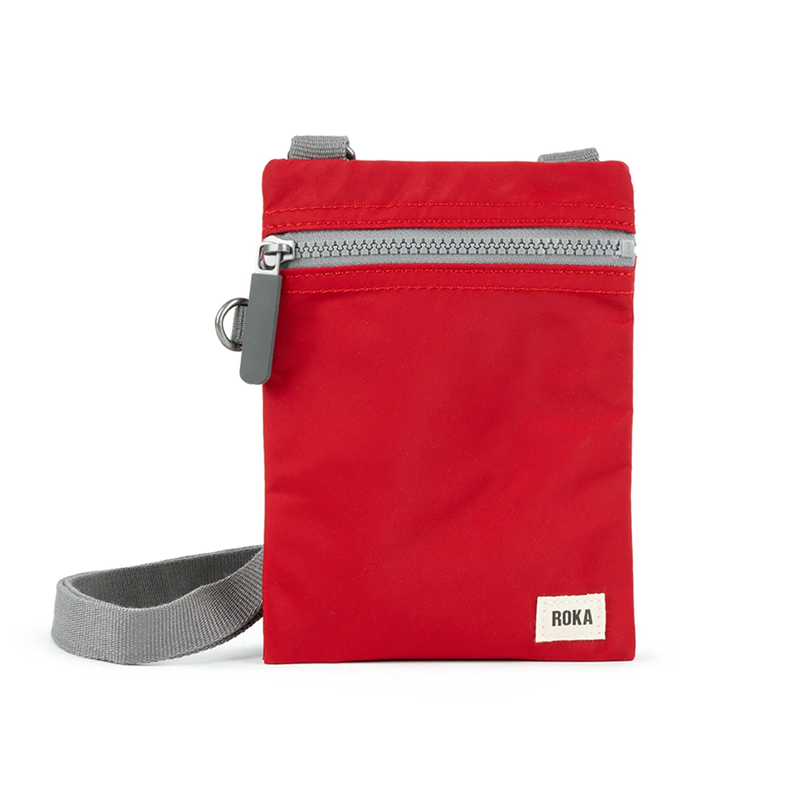 Roka Chelsea pocket bag cranberry red