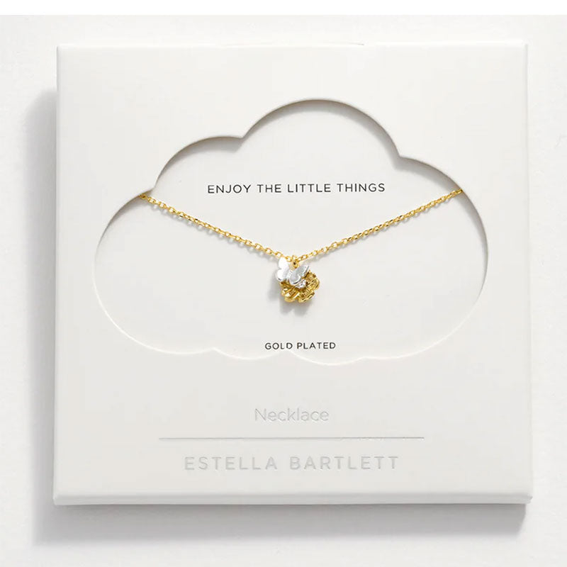 Estella Bartlett Necklace Cherry Blossom and butterfly