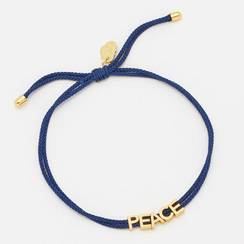 Estella Bartlett slider bracelet with peace