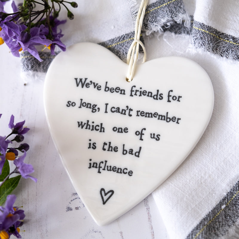 East of india gift for friends heart with message