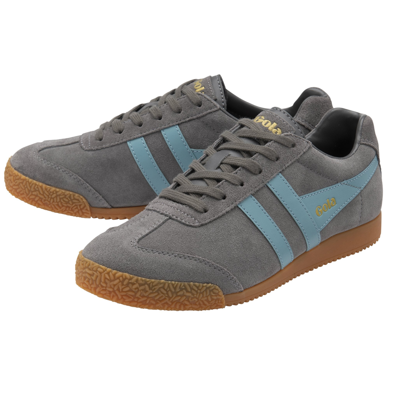Gola classic harrier trainers for women in grey and blue