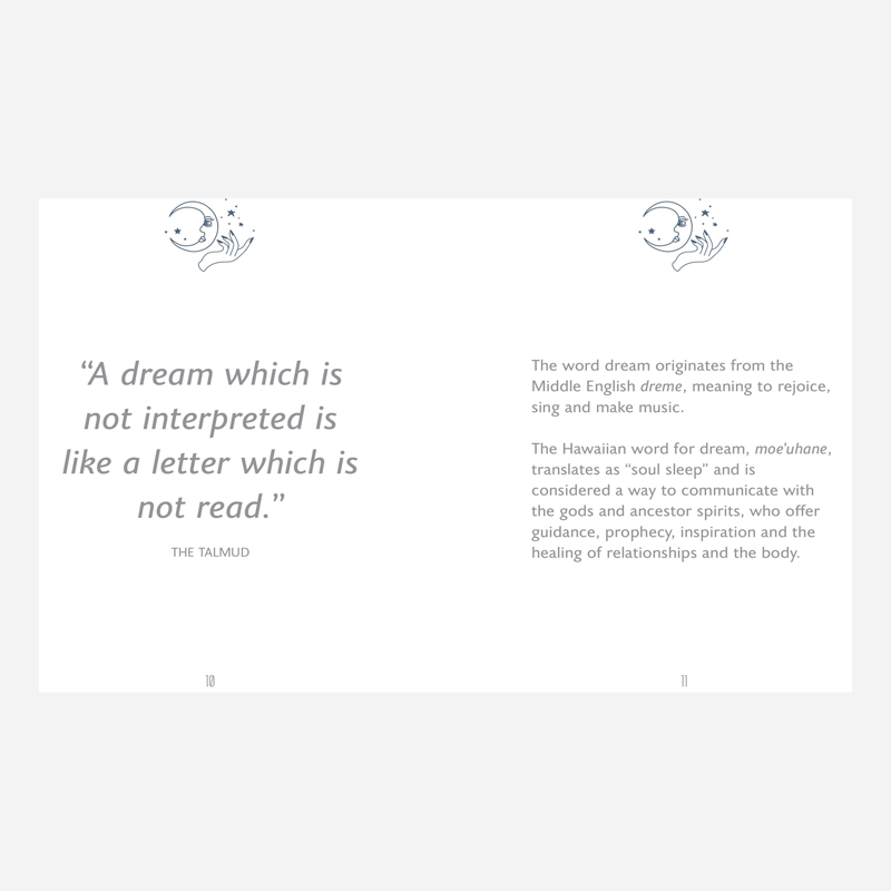 little book of dreams page example