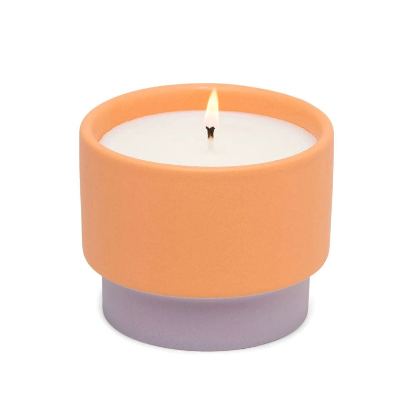 paddywax colour block candle violet vanilla