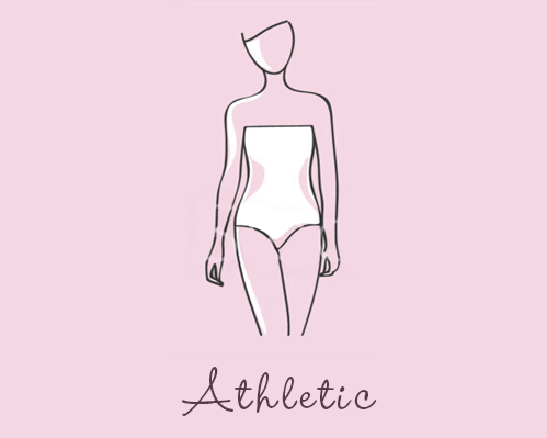 Dressing for sales athletic body type