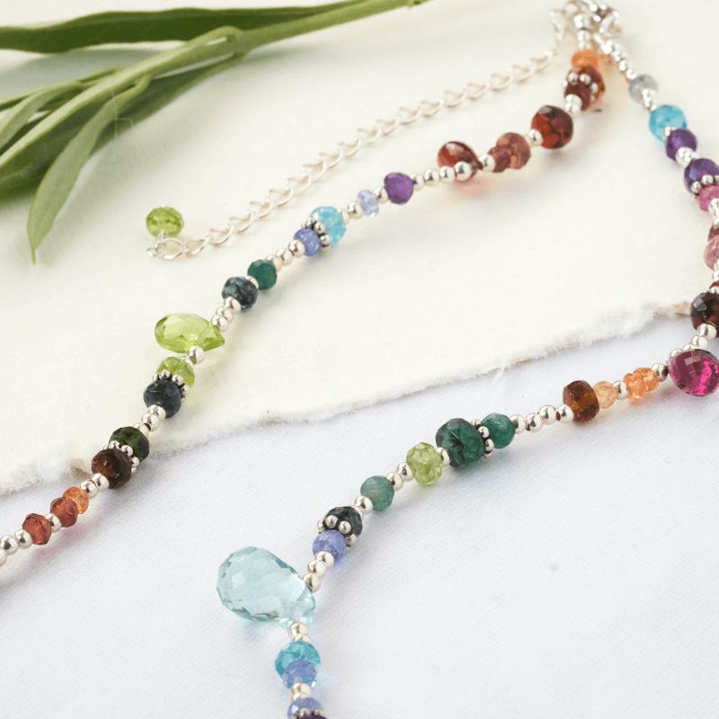 What is a semi precious stone?