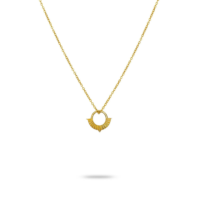 1 & 8 Gold Wren Necklace