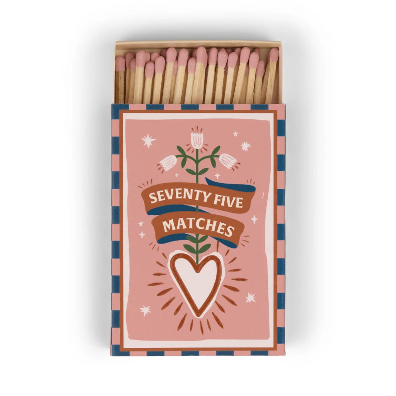 A Dopo Hearts Large Safety Matches