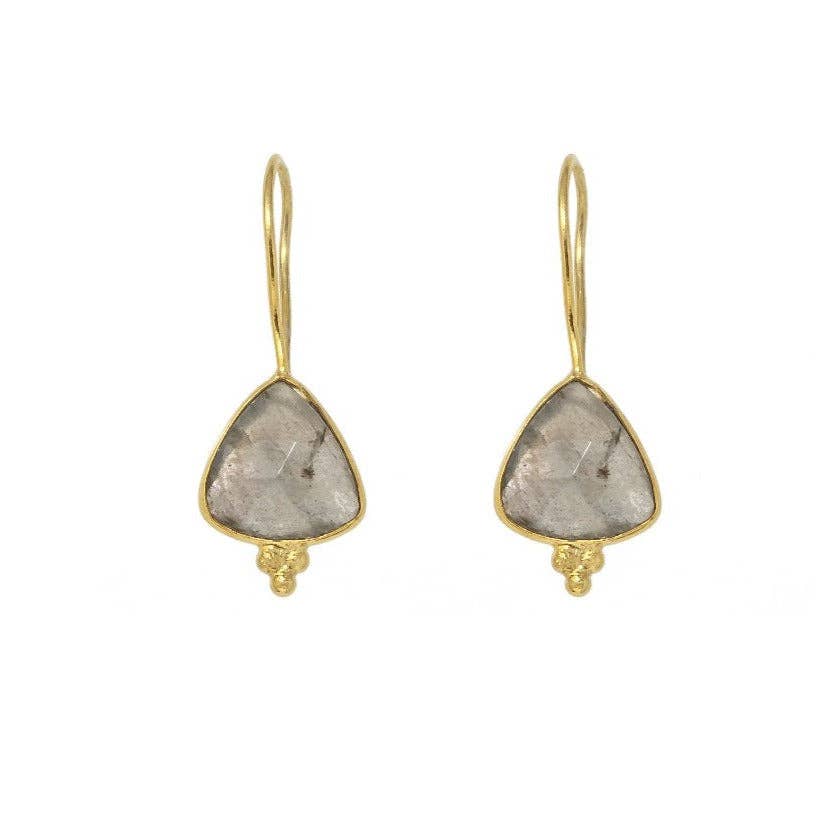 Ashiana Labradorite lola earrings gold