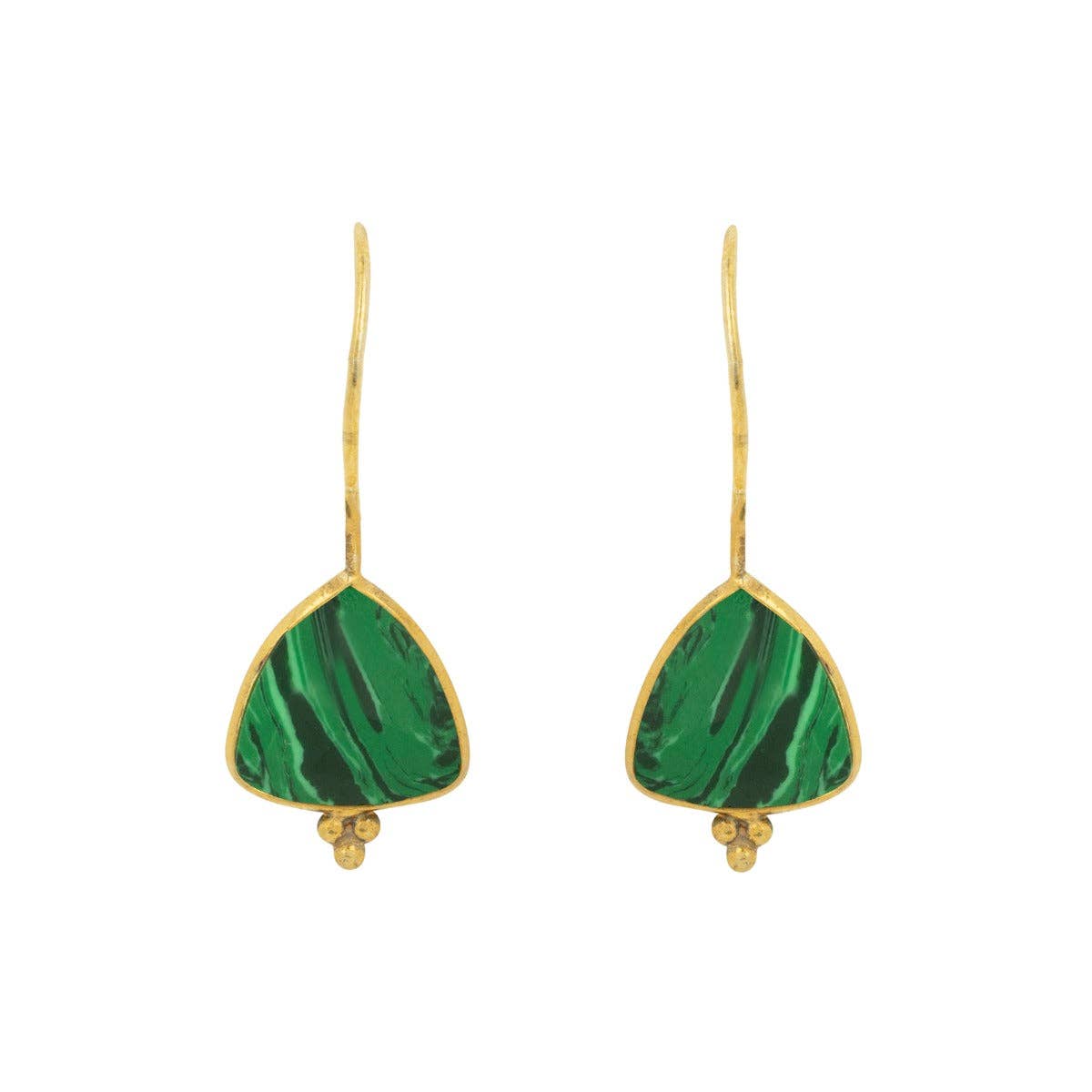 Ashiana Lola Malachite Earrings